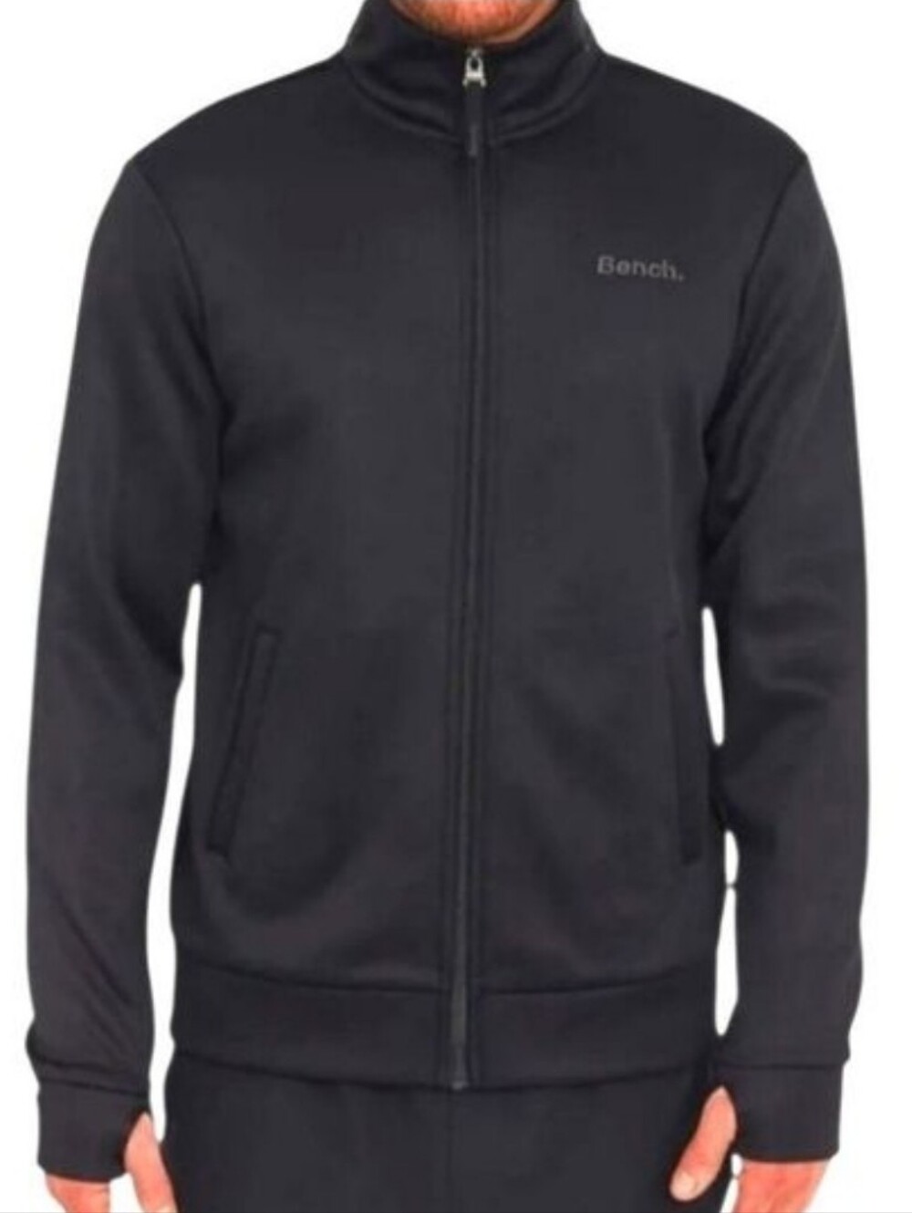 BENCH Men's Full Zip Black Jacket Size XXL